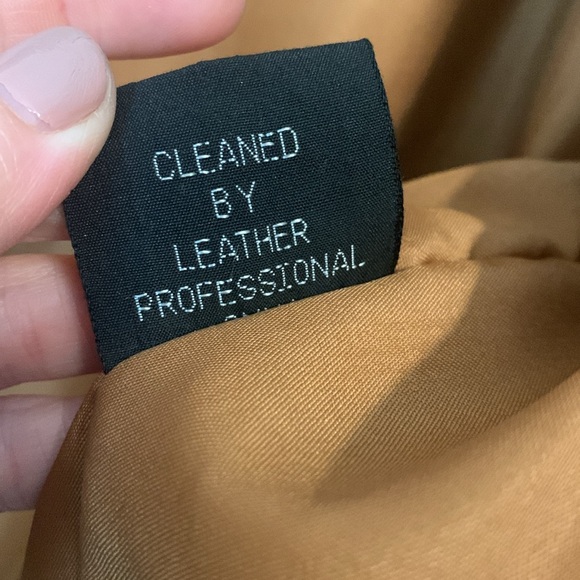 Vintage 100% leather bomber suede zip-up jacket - Picture 7 of 11